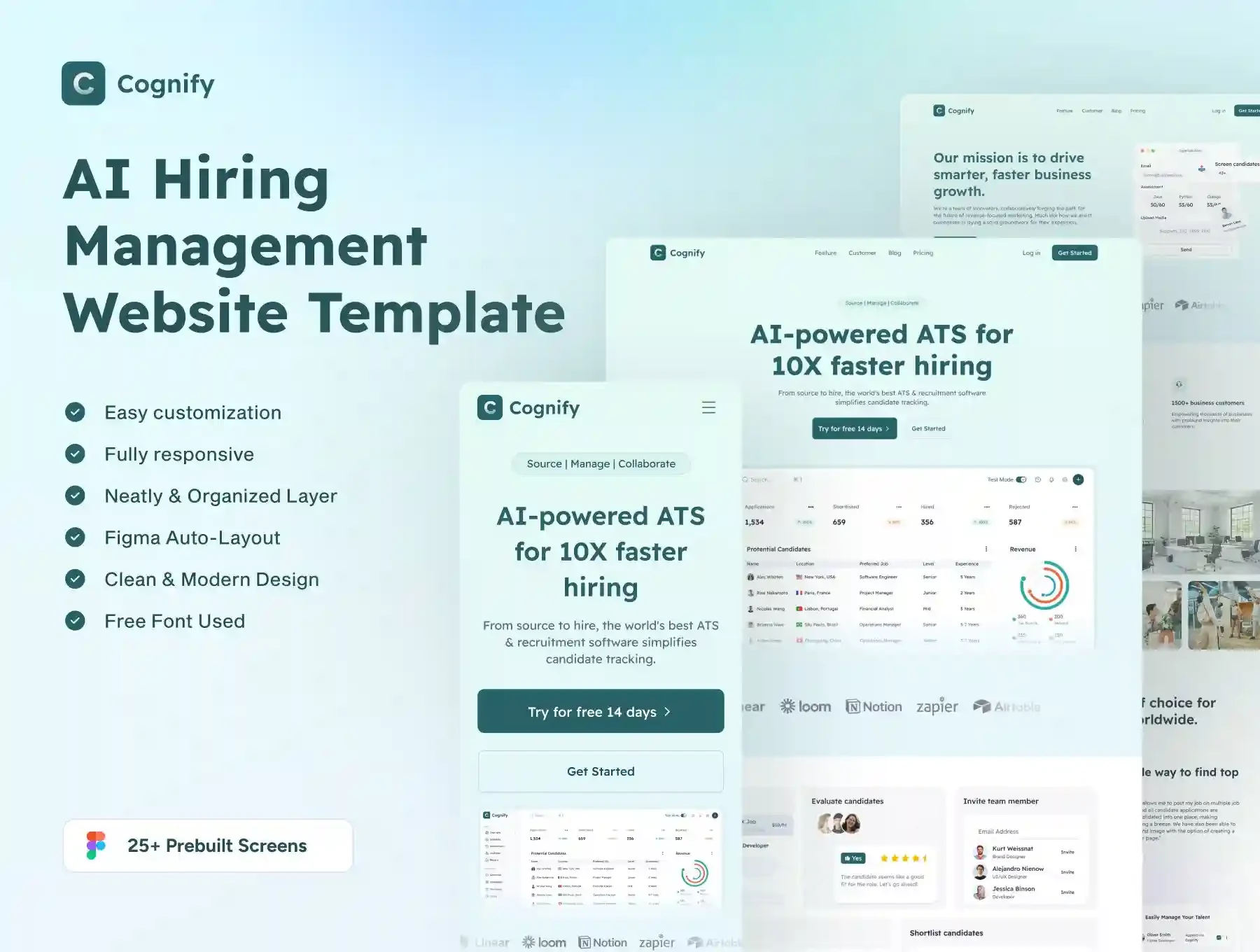 Vanguard SaaS Website UI Kit: Figma Auto‑Layout Landing Pages & Blocks ...