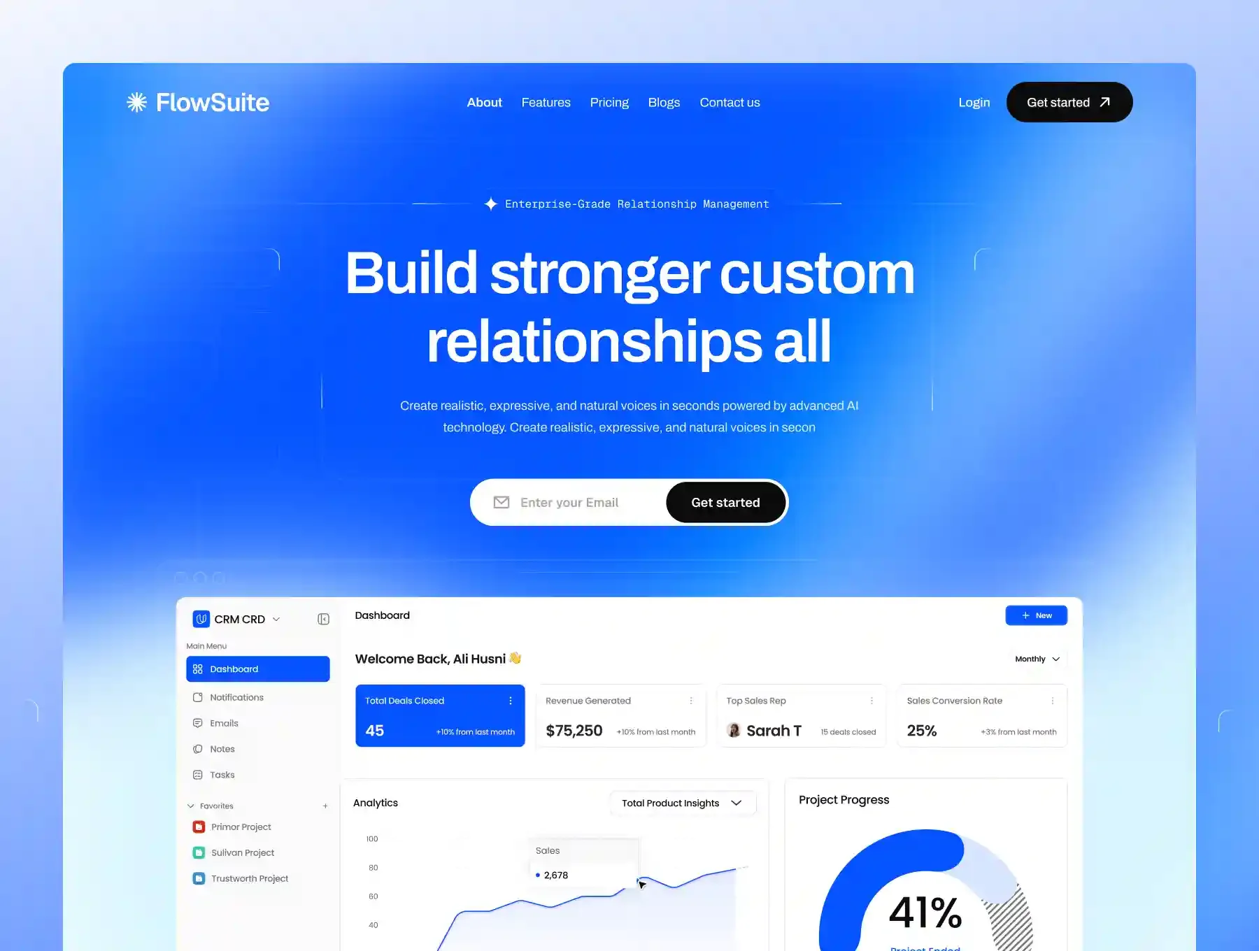 Flowsuite — Professional CRM Template